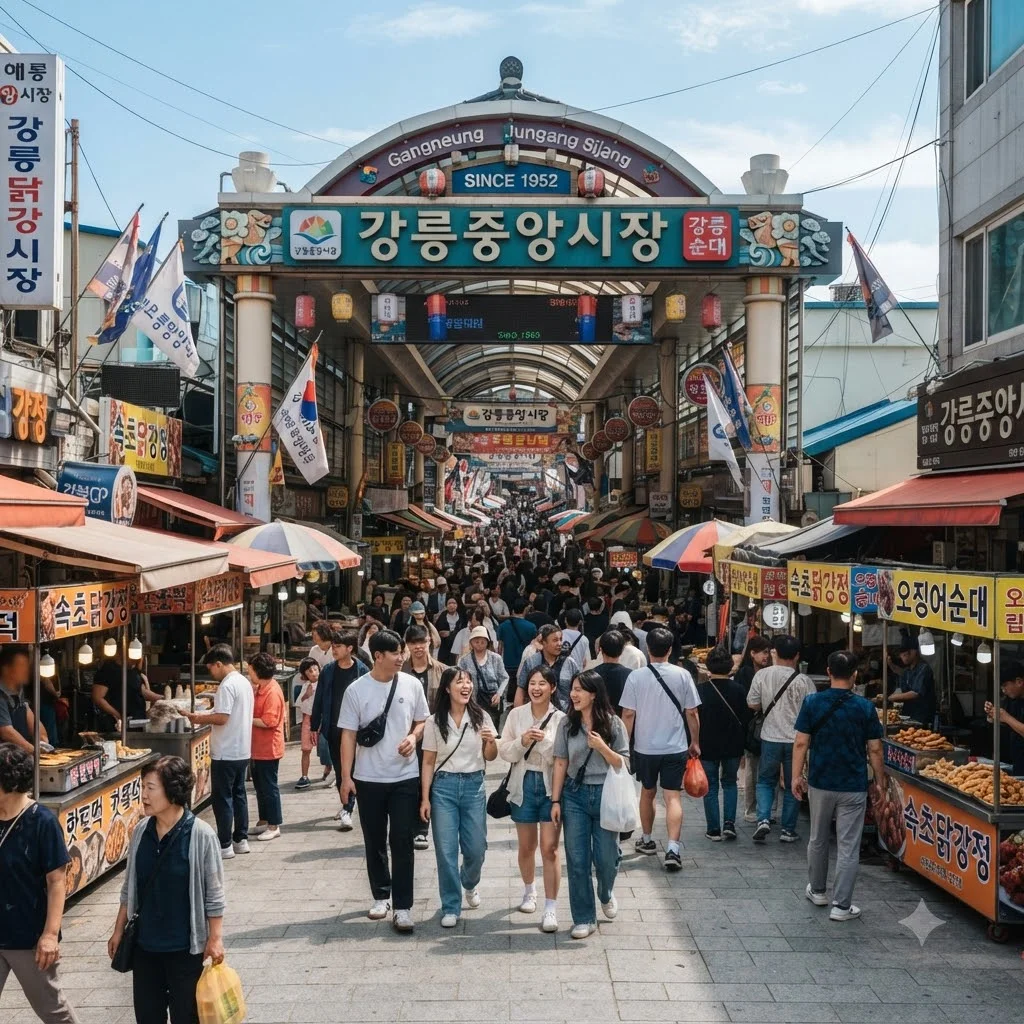강릉 여행의 필수 코스, 중앙시장 제대로 즐기는 법