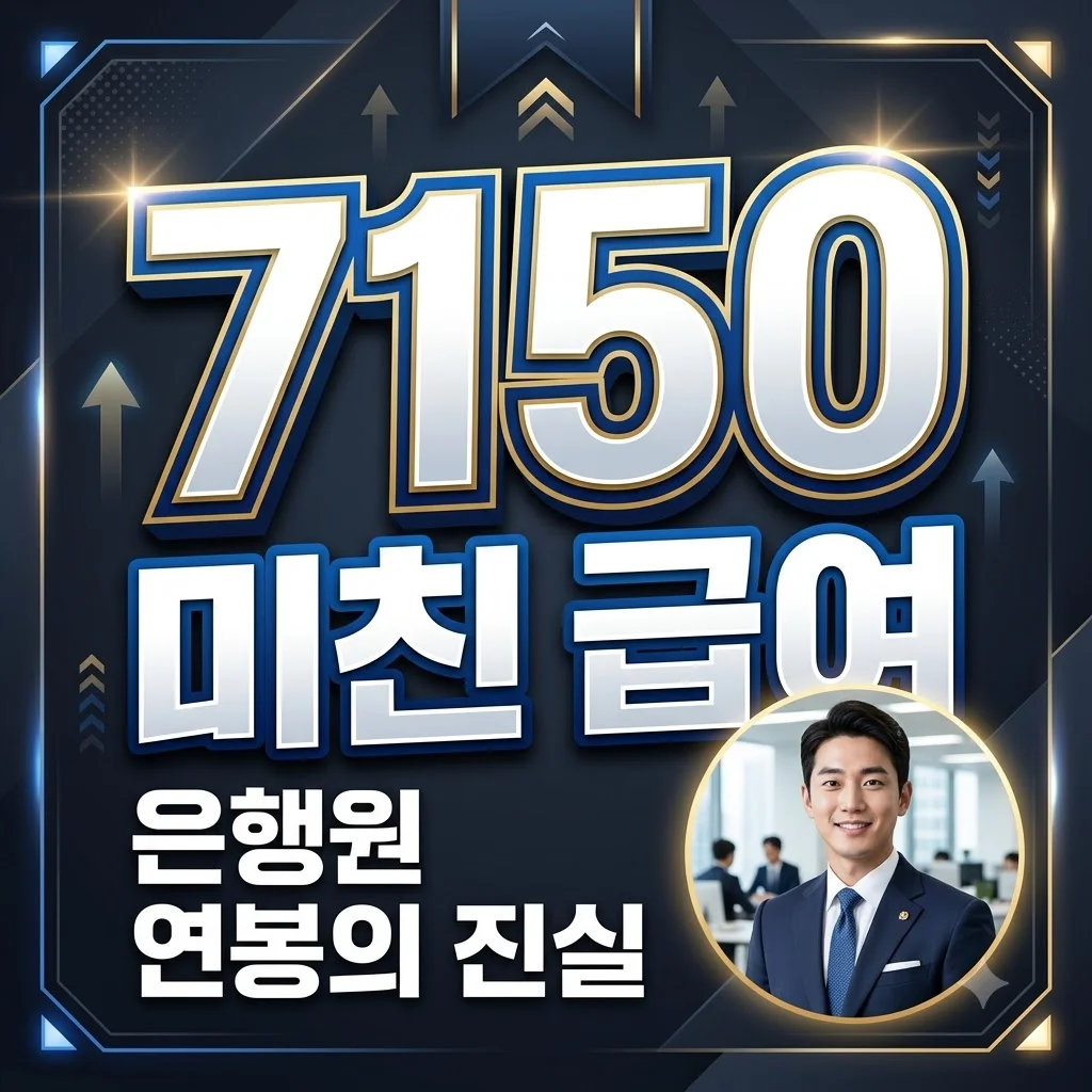 6개월 7150만원? 삼성전자 제친 은행원 급여의 진실과 이유