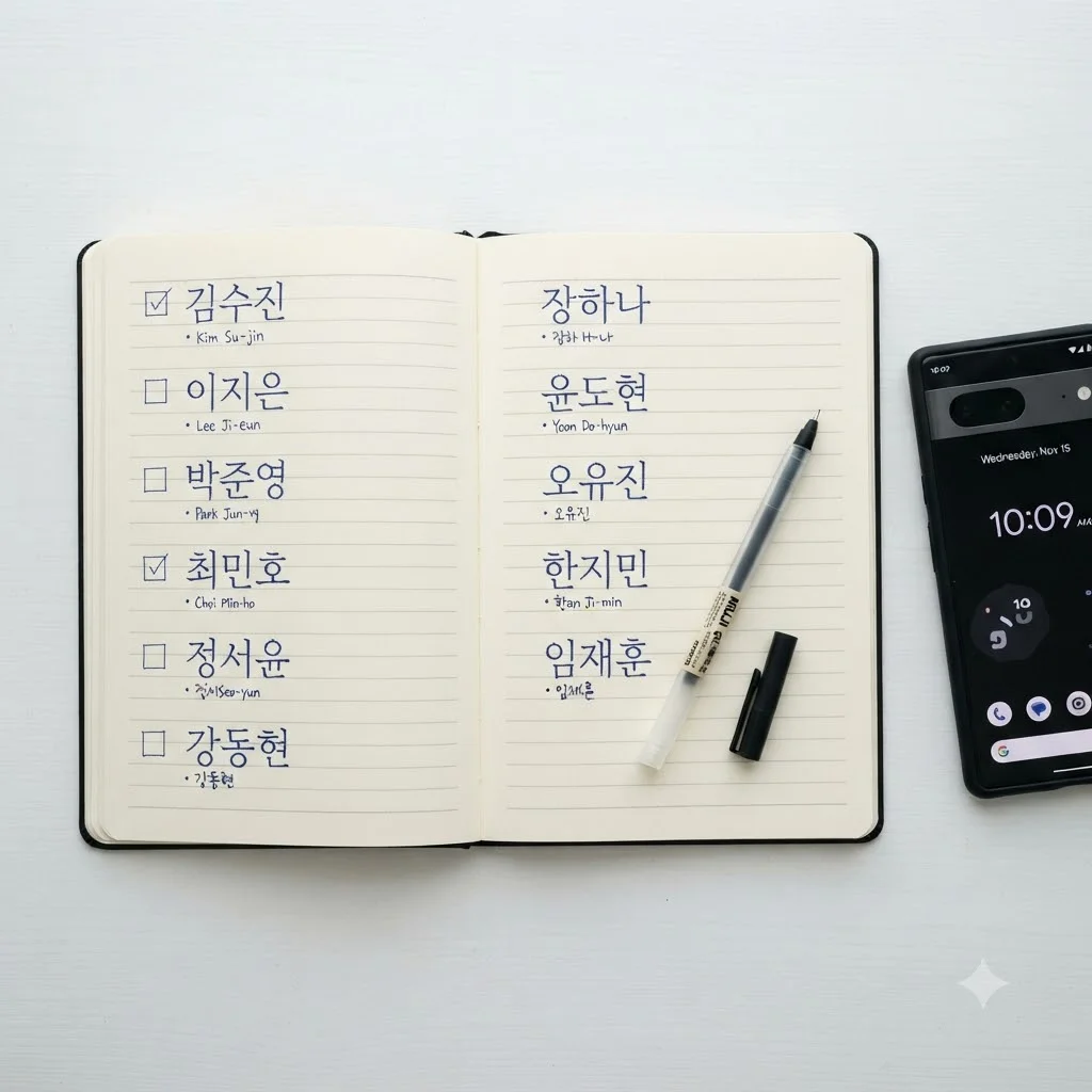 검색 전 준비하면 좋은 리스트