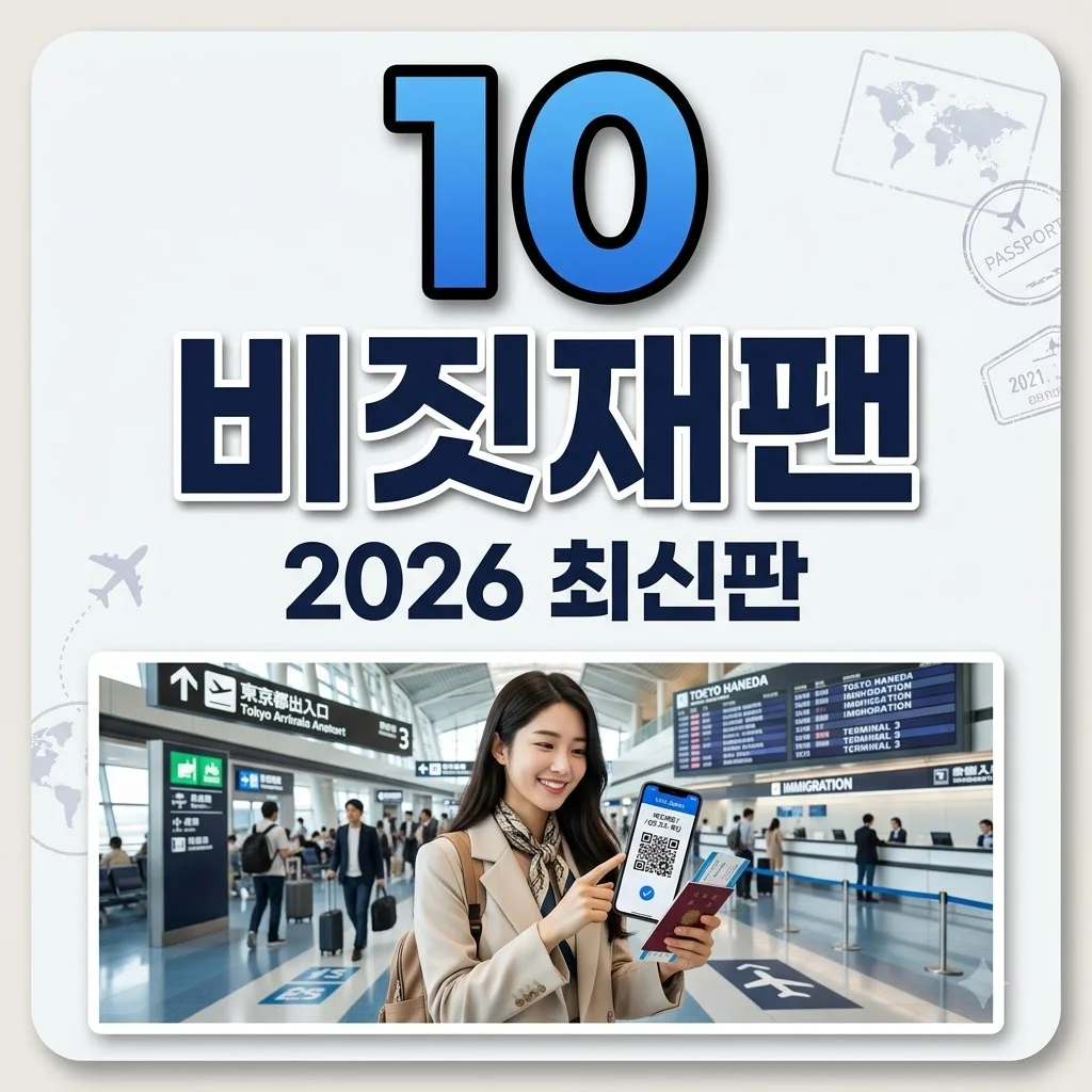 비짓재팬 웹 등록방법 2026 최신판: 10분 만에 끝내고 입국 심사 빠르게!
