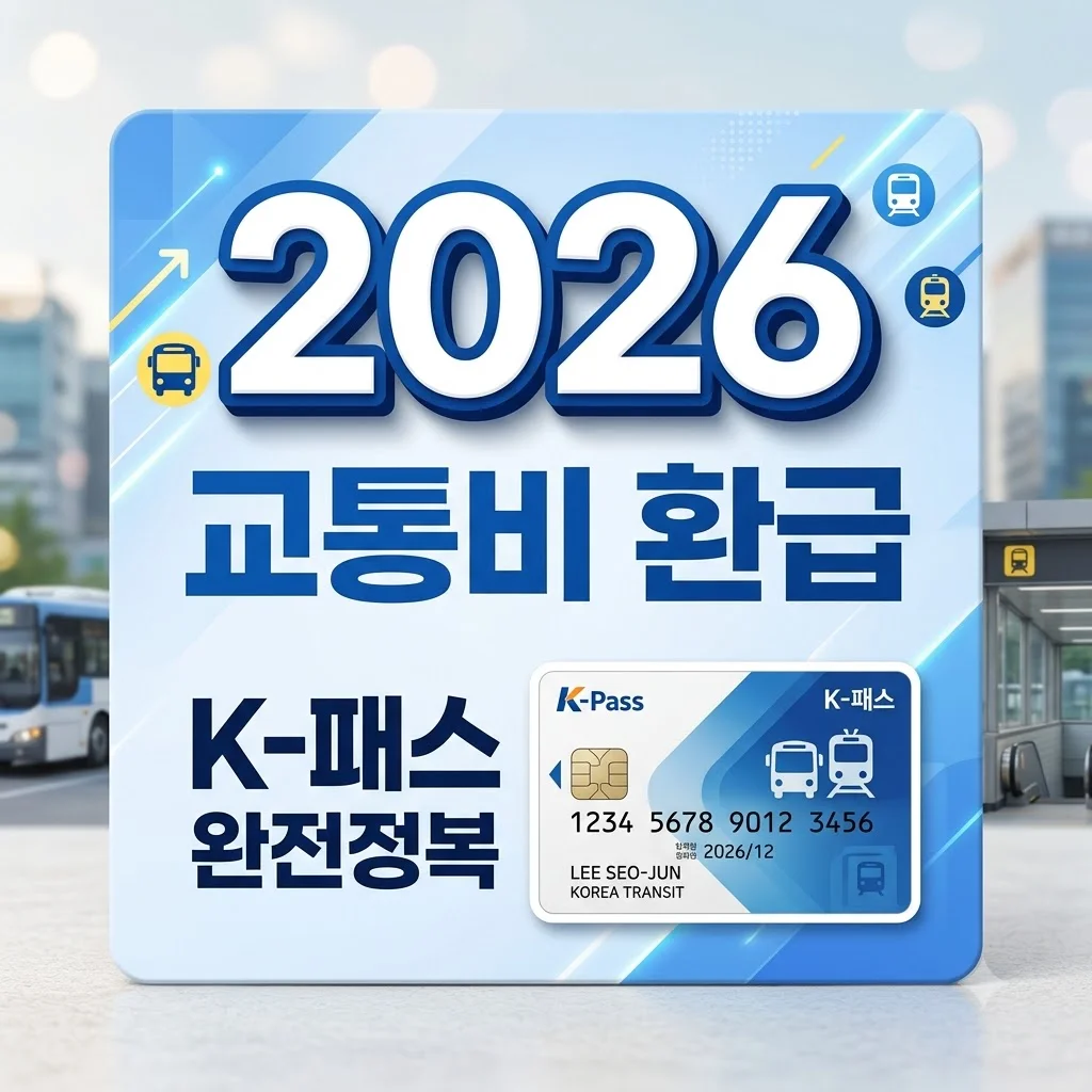 K-패스 모두의카드 혜택 비교 및 신청방법: 교통비 무제한 환급받는 법