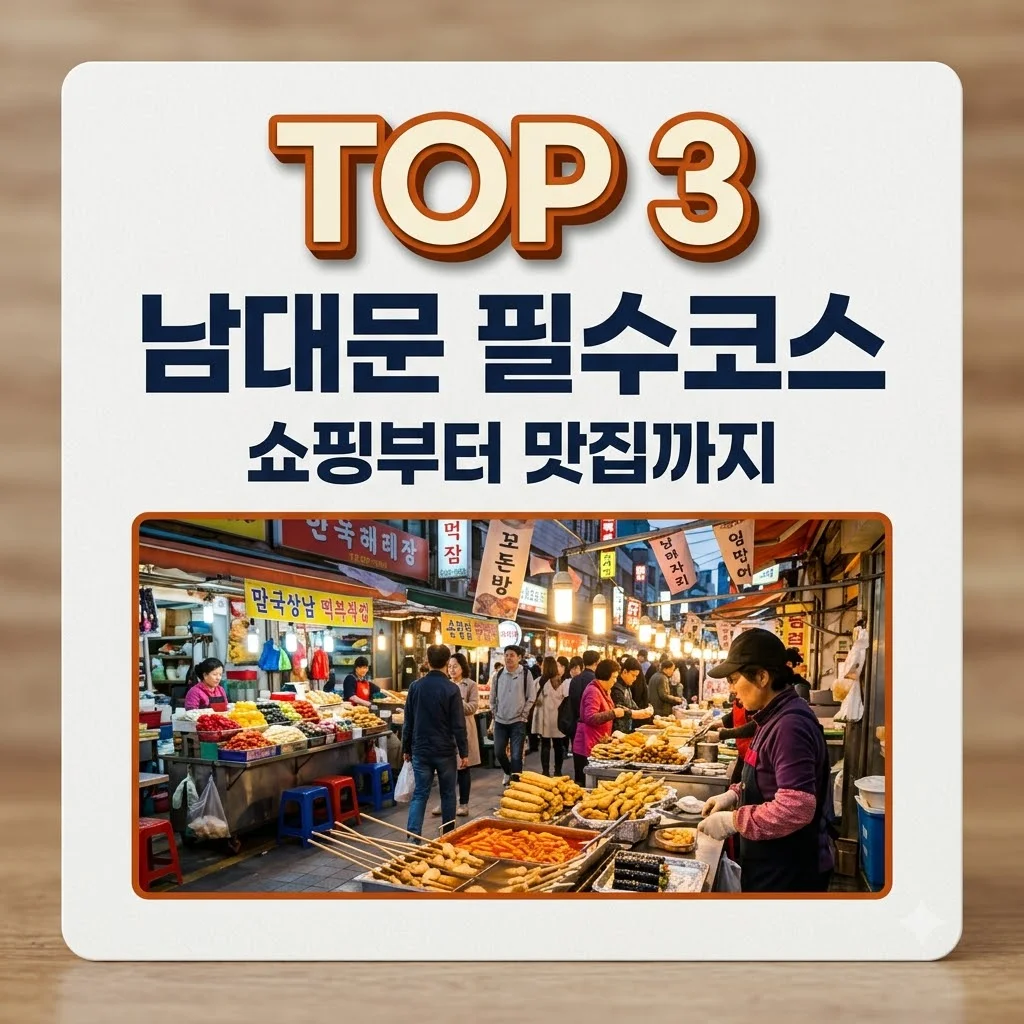남대문시장 완벽 가이드: 쇼핑 아이템부터 꼭 먹어야 할 맛집 리스트까지