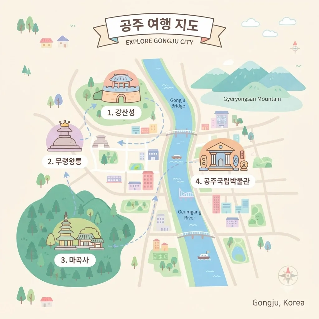 실패 없는 공주 당일치기 추천 코스