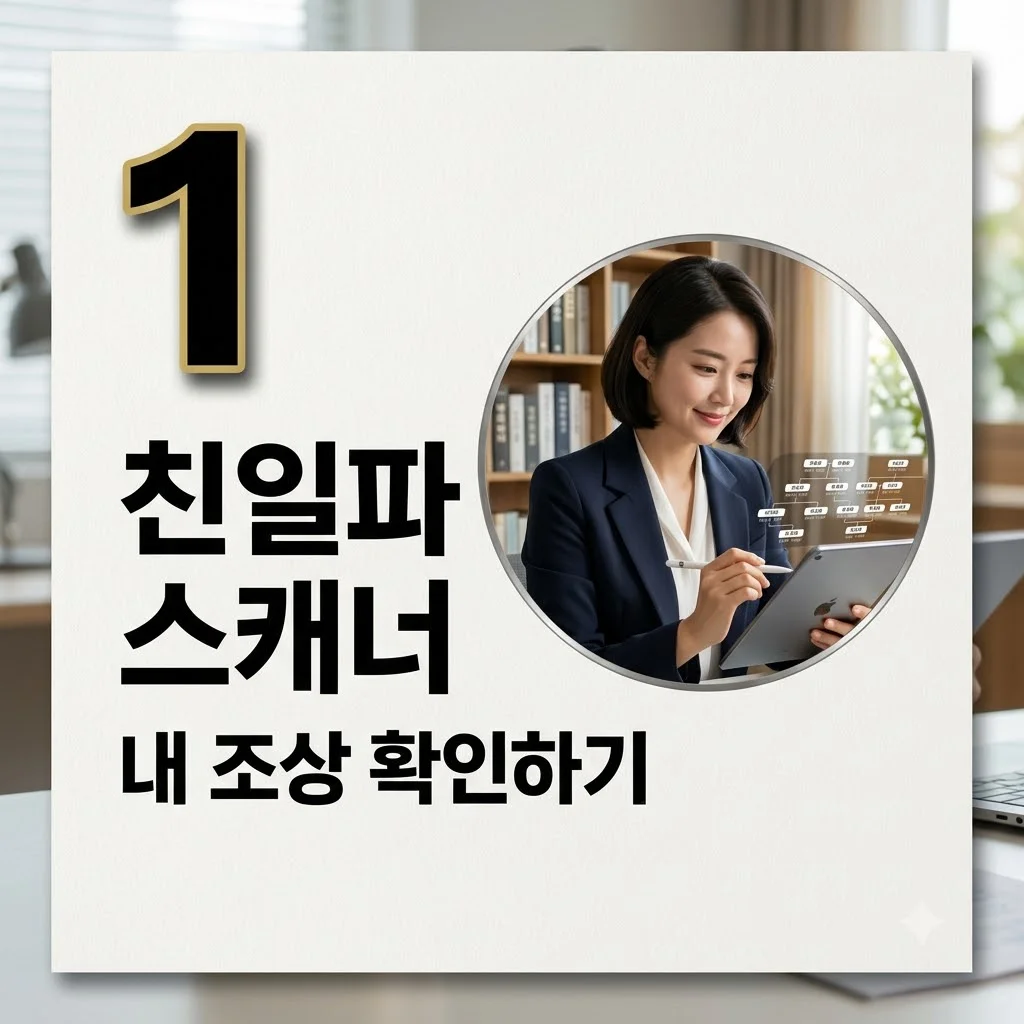 친일파 스캐너 조회 방법: 내 성씨와 본관으로 조상 확인하는 법