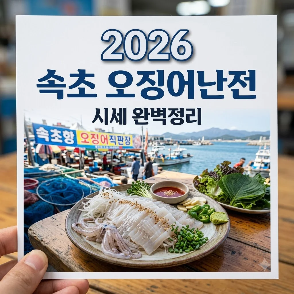 속초 오징어난전 시세 및 이용 꿀팁! 동명항 주차부터 가격까지 완벽 정리
