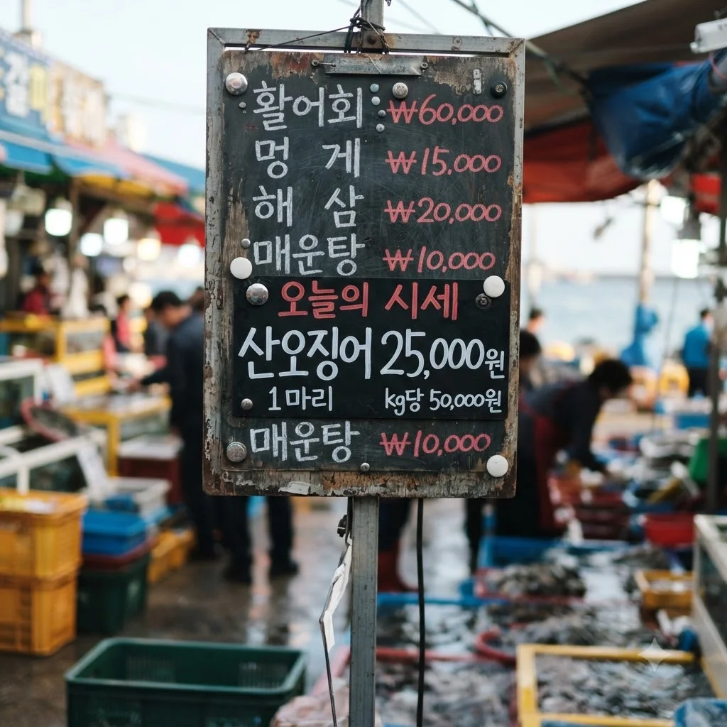 한눈에 보는 속초 오징어난전 이용 가이드