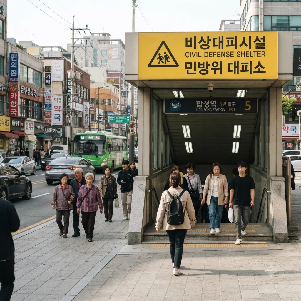 훈련 중 사이렌이 울리면? 행동 요령