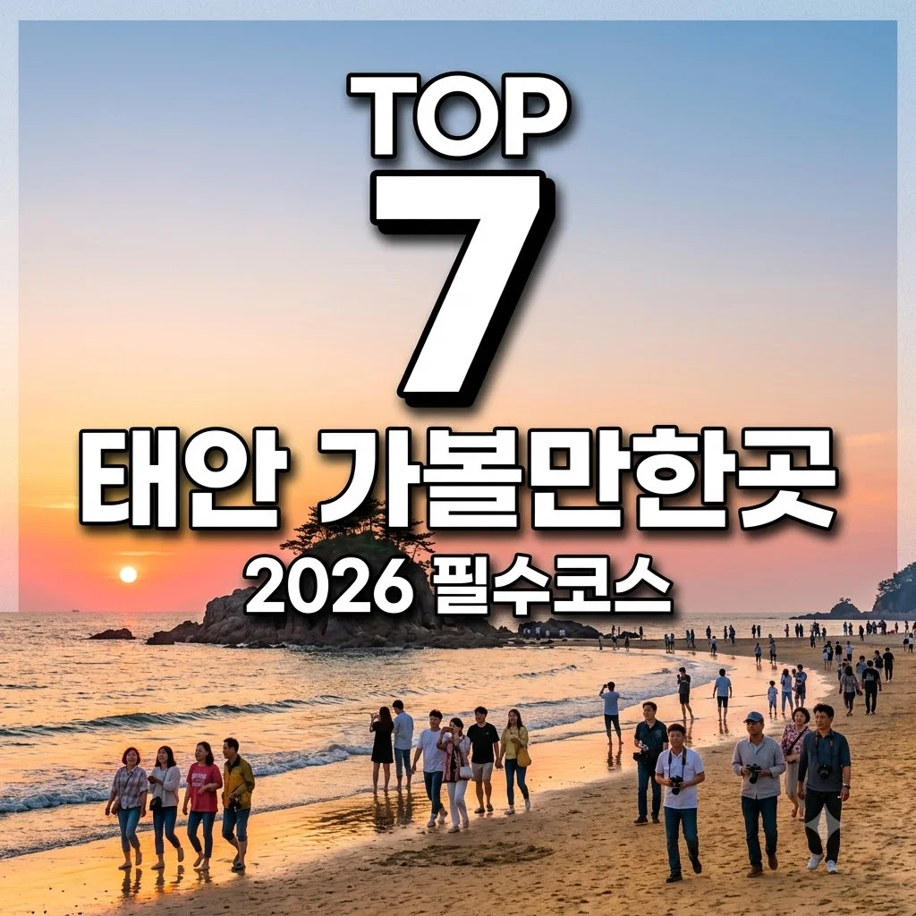 태안 가볼만한곳 TOP 7! 안면도부터 갯벌체험까지 2026 완벽 코스