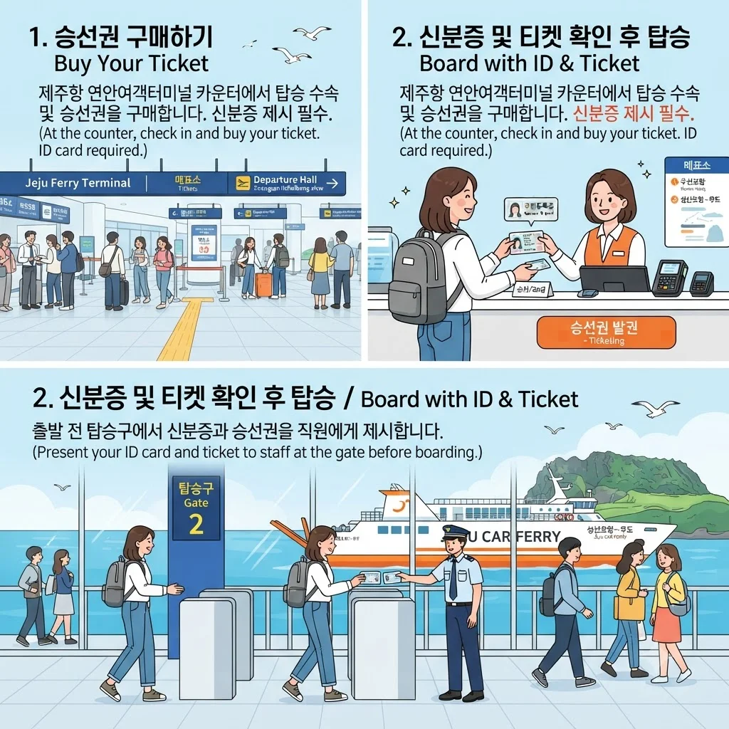 실패 없는 우도 입도 스텝 가이드