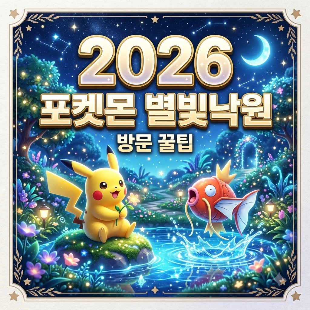포켓몬 별빛낙원 예약 방법 및 굿즈 잉어킹 카드 받는 법 완벽 정리