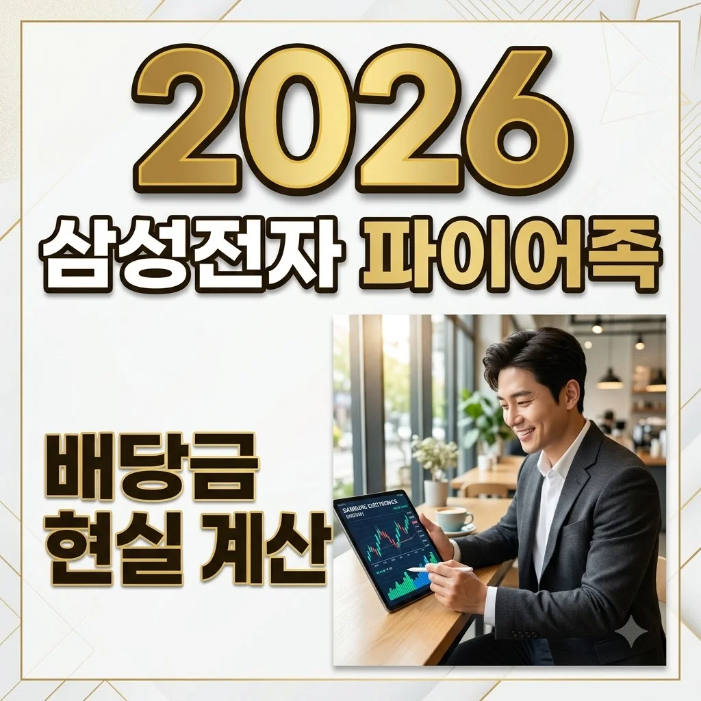 삼성전자 배당금으로 파이어족 도전, 현실적인 필요 금액과 2026 절세 전략