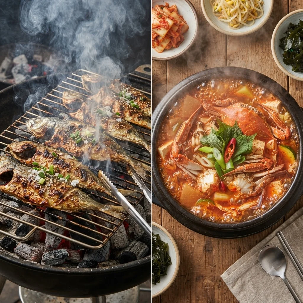 전어 vs 꽃게, 무엇을 먹어야 할까?