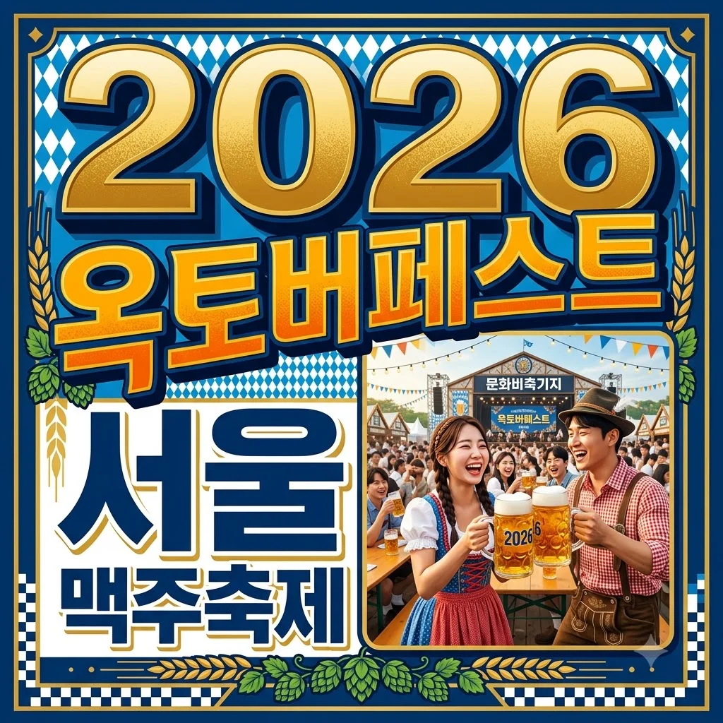 옥토버페스트 서울 2026 일정 및 티켓 예매 방법: 문화비축기지 독일 맥주축제 완벽 가이드