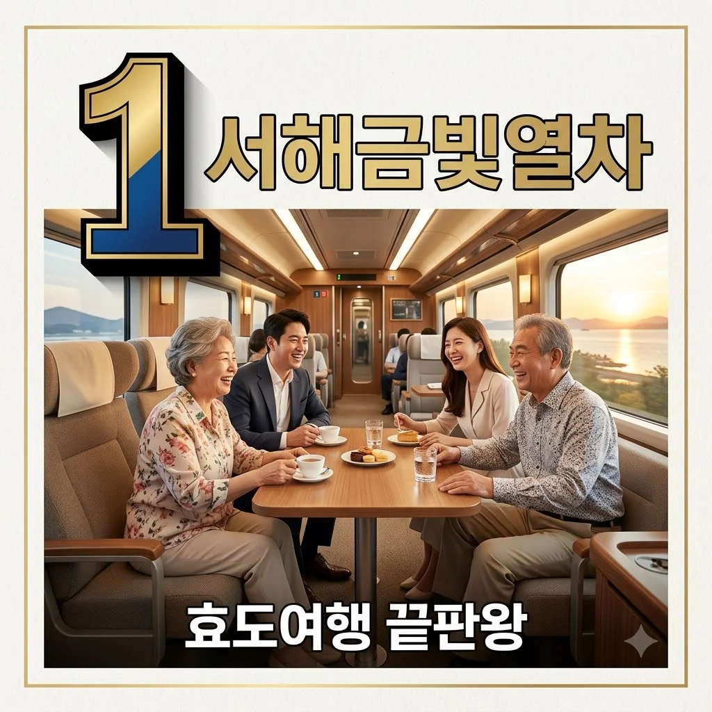 서해금빛열차 예약 방법 및 온돌마루 꿀팁! 부모님 효도 여행 추천 코스