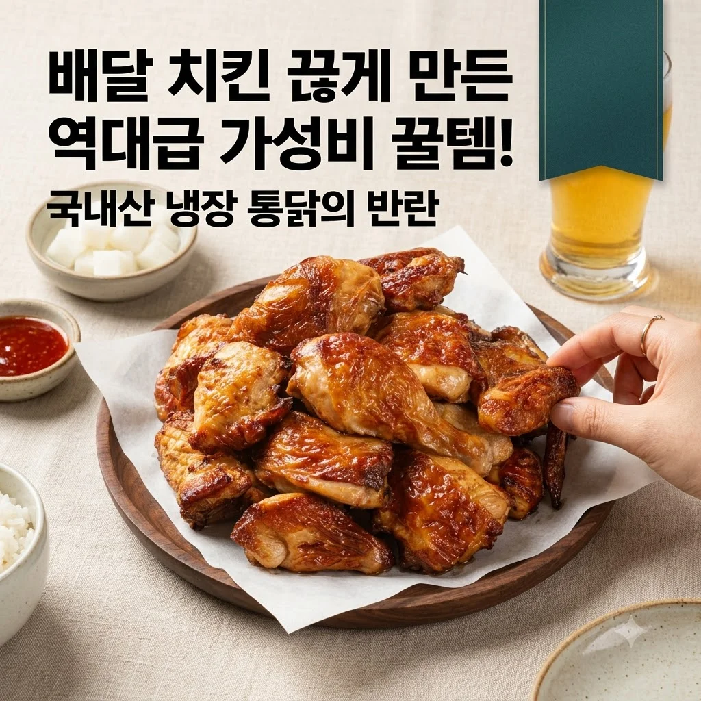 국내산 냉장 치킨 통닭 염지닭, 배달 치킨 끊게 만든 역대급 가성비 꿀템!