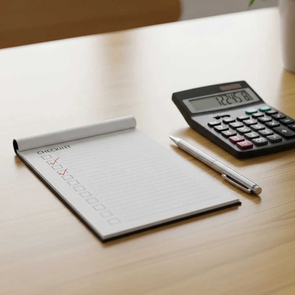 소득인정액 계산을 위한 준비물 체크리스트