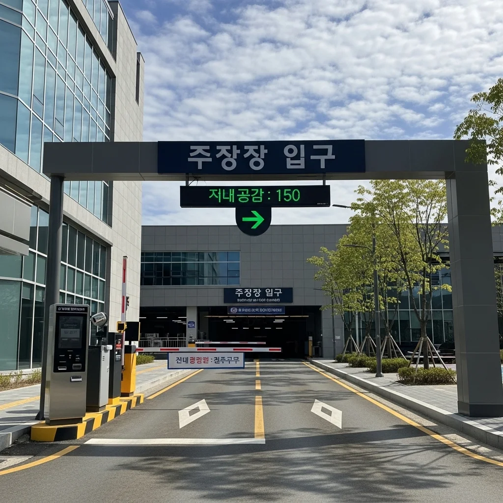 공영주차장 5부제 요일별 구분표