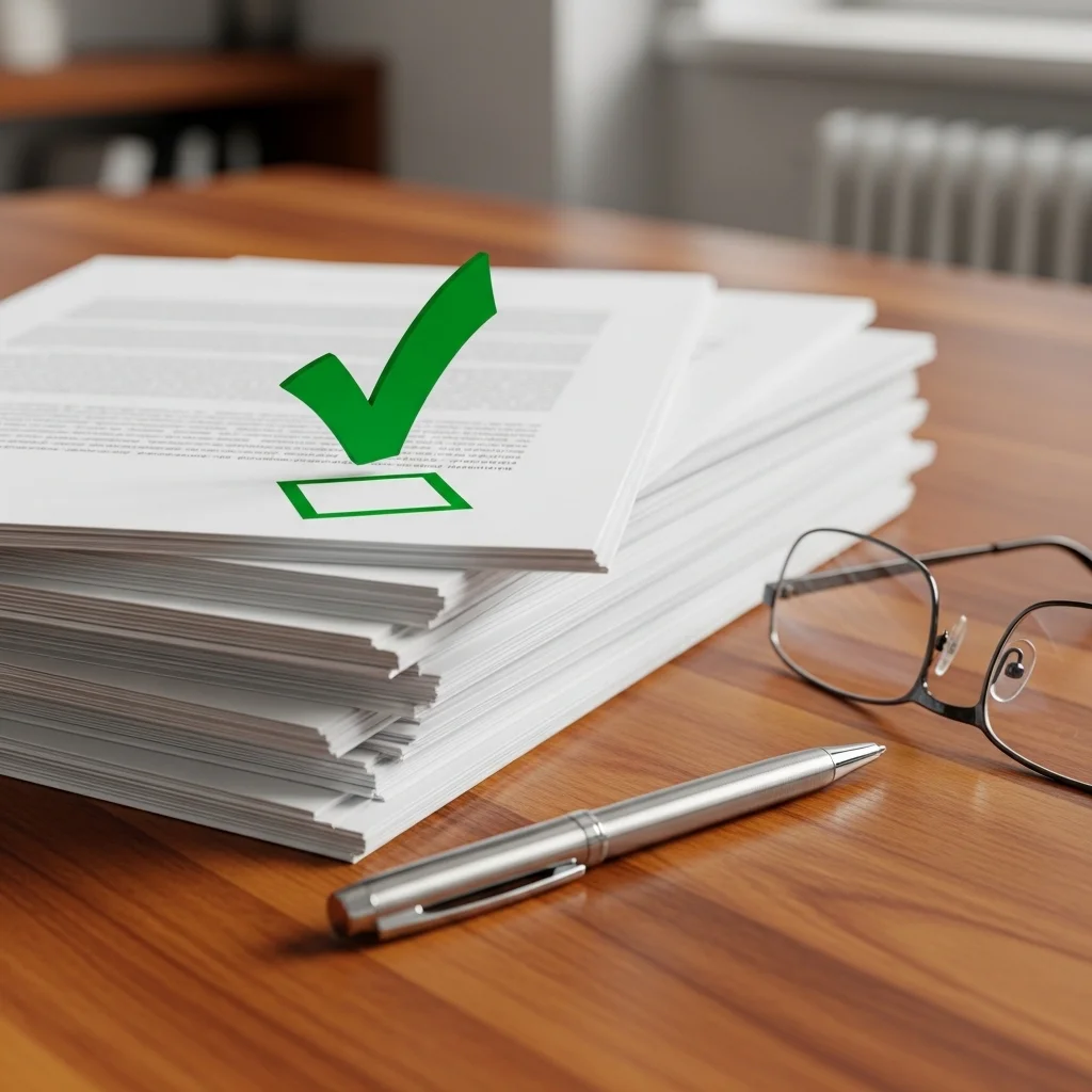 제출 서류 체크리스트: 이것만 있으면 서류 탈락 무관