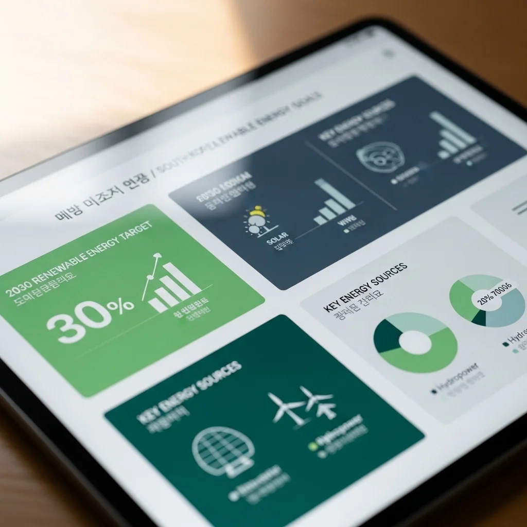 2030 에너지 전환 핵심 목표 한눈에 보기