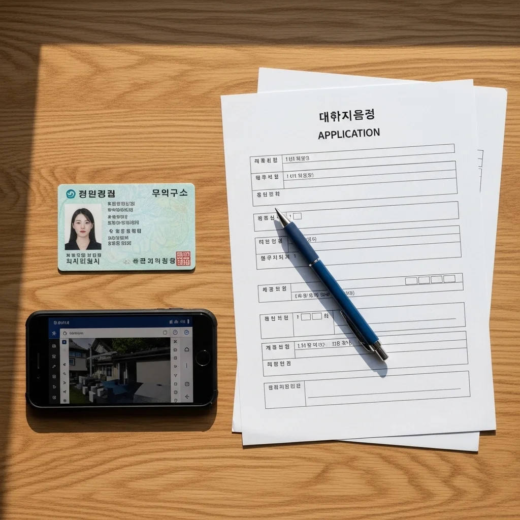 신청 전 꼭 챙겨야 할 준비물 리스트