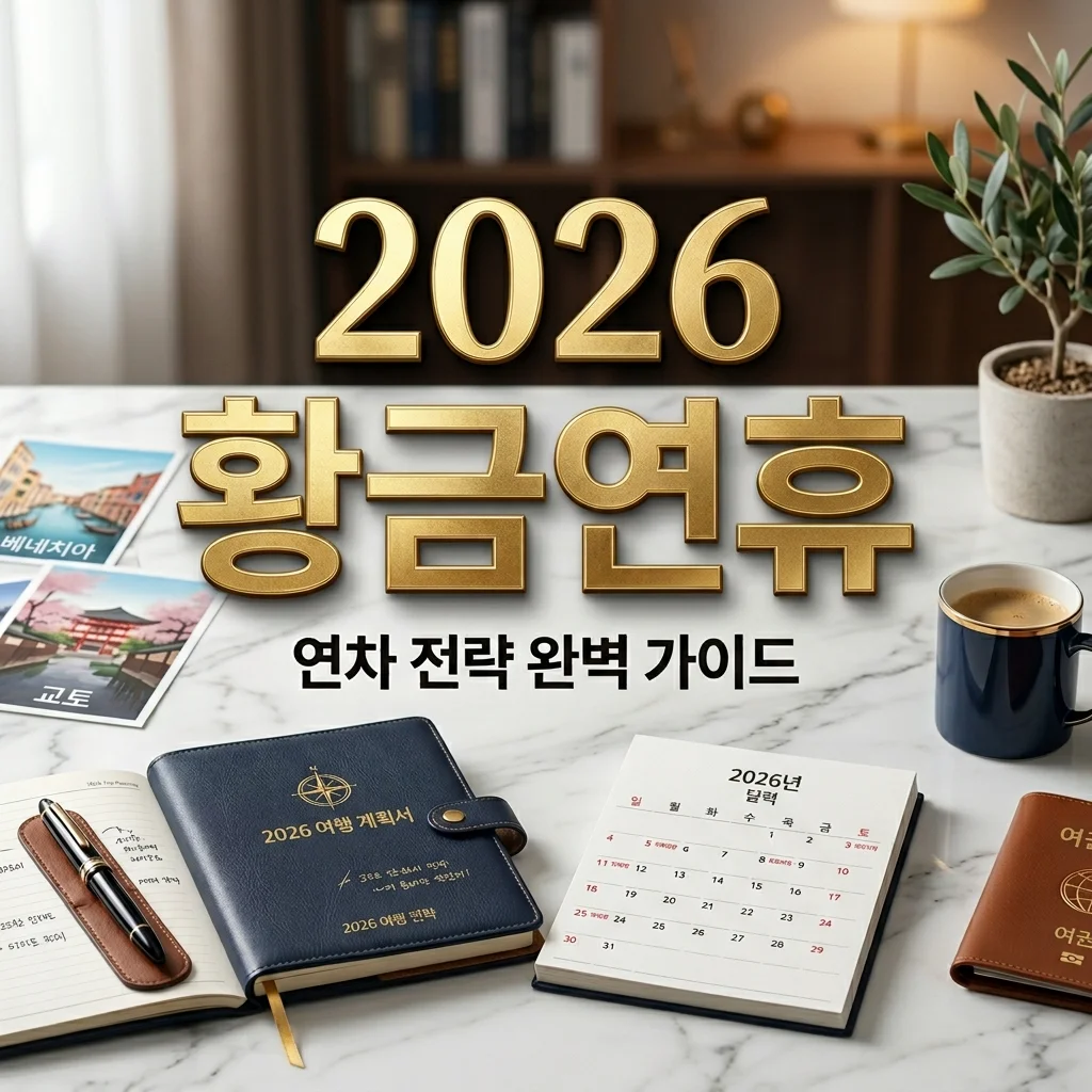 2026년 공휴일 총정리: 연차 1일로 4일 쉬는 황금연휴 전략 가이드