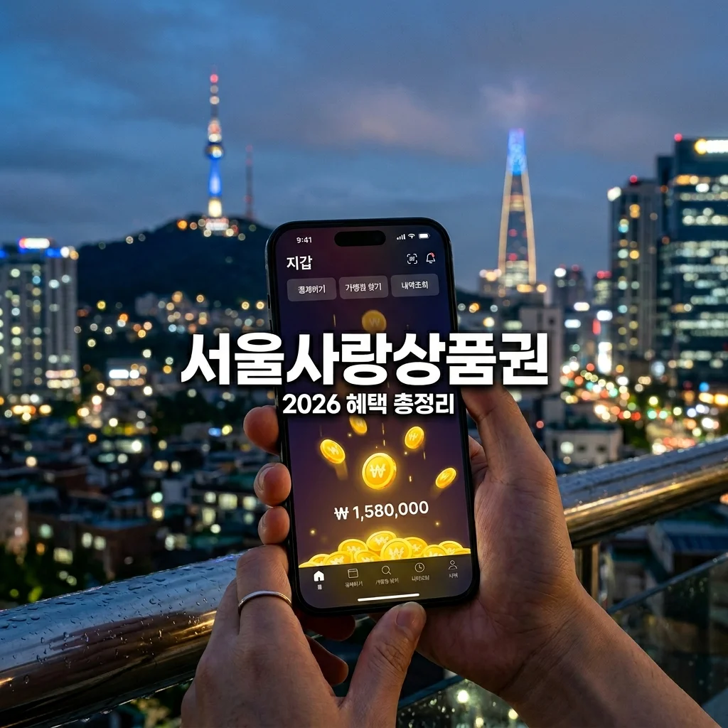 2026 서울사랑상품권 구매 방법 및 사용처 총정리 (2월 발행 일정 및 15% 혜택)