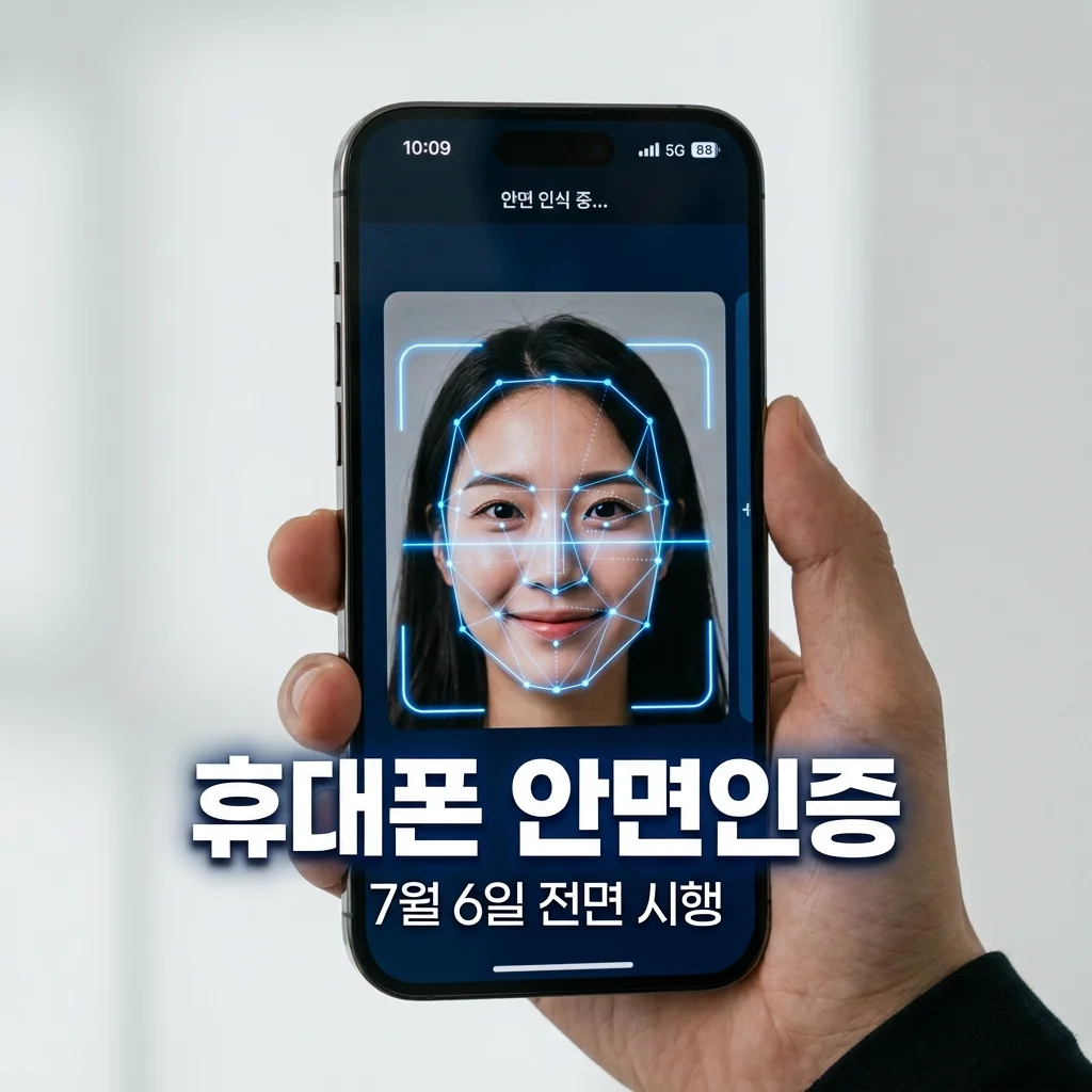 휴대전화 개통 안면인증 총정리! 2026년 7월 6일부터 바뀌는 점은?