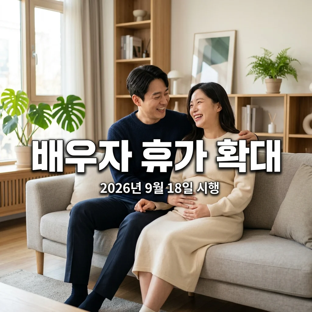 2026년 9월 18일 배우자 출산전후휴가 변경점 총정리: 이제 출산 전에도 쉴 수 있어요!