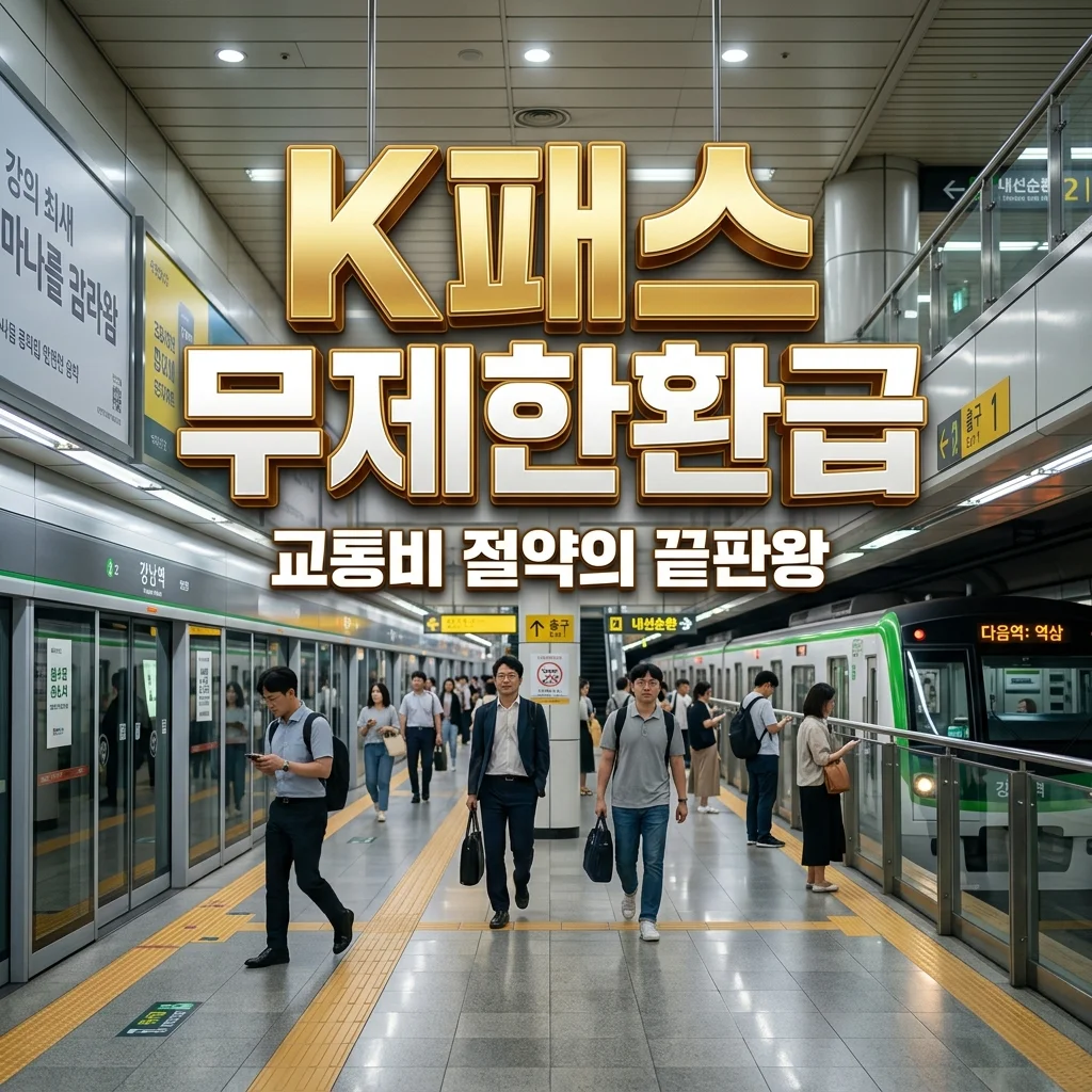 K-패스 모두의카드 신청 방법: 플러스형 청년 차이 및 무제한 환급 팁