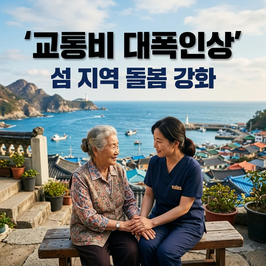 섬 지역 요양보호사 교통비 120% 인상! 대상 금액 신청방법 완벽 정리