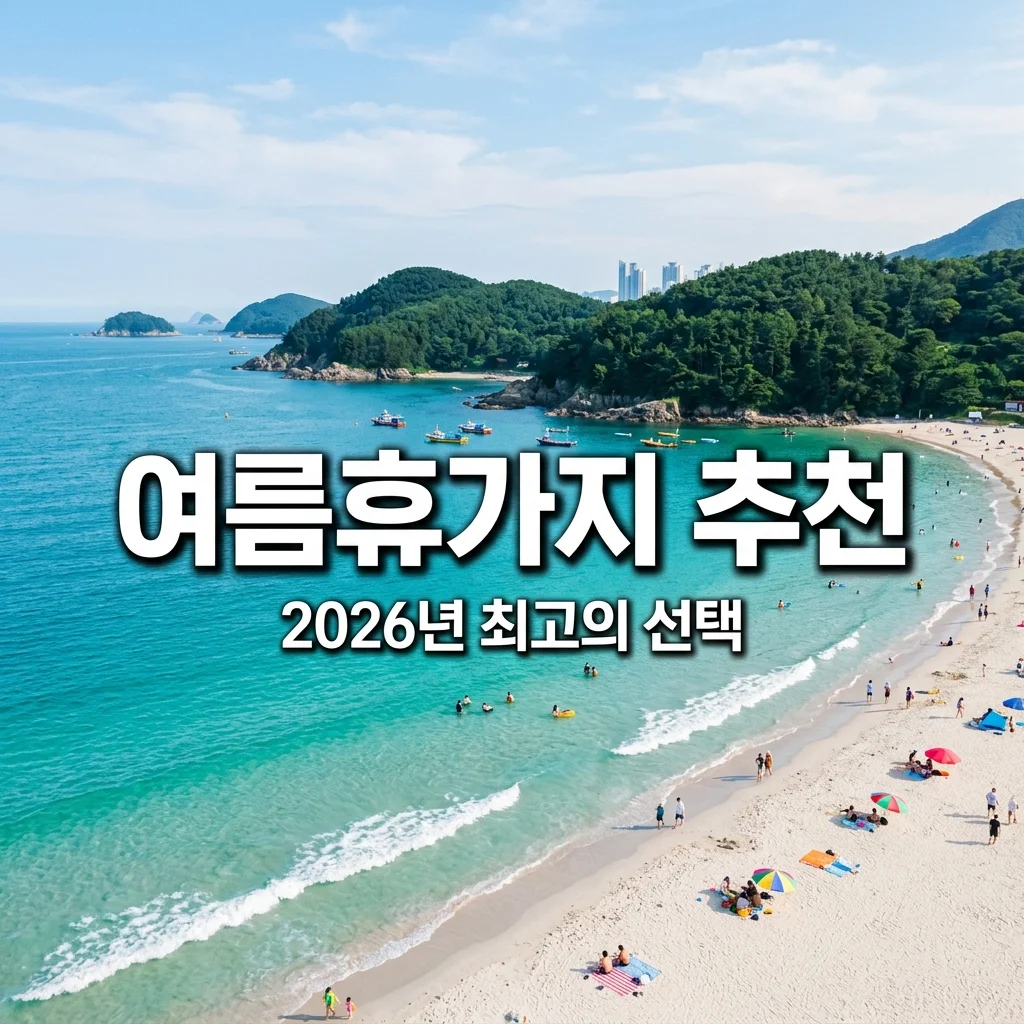 국내 여름 휴가지 추천 BEST 5! 2026년 취향별 맞춤 가이드 (바다·숲·호캉스)