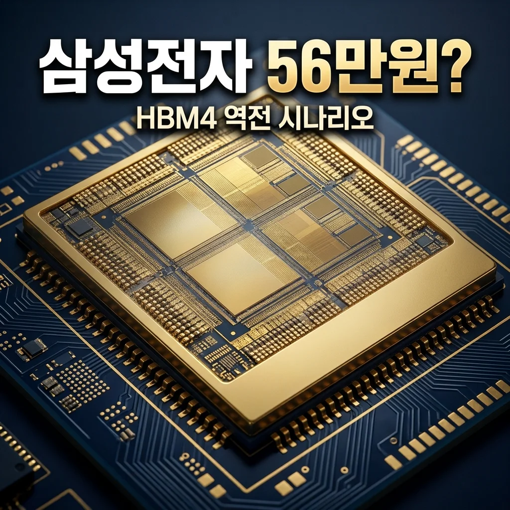 삼성전자 주가 전망, HBM4가 바꾼 판도! 목표주가 56만원 가능할까?