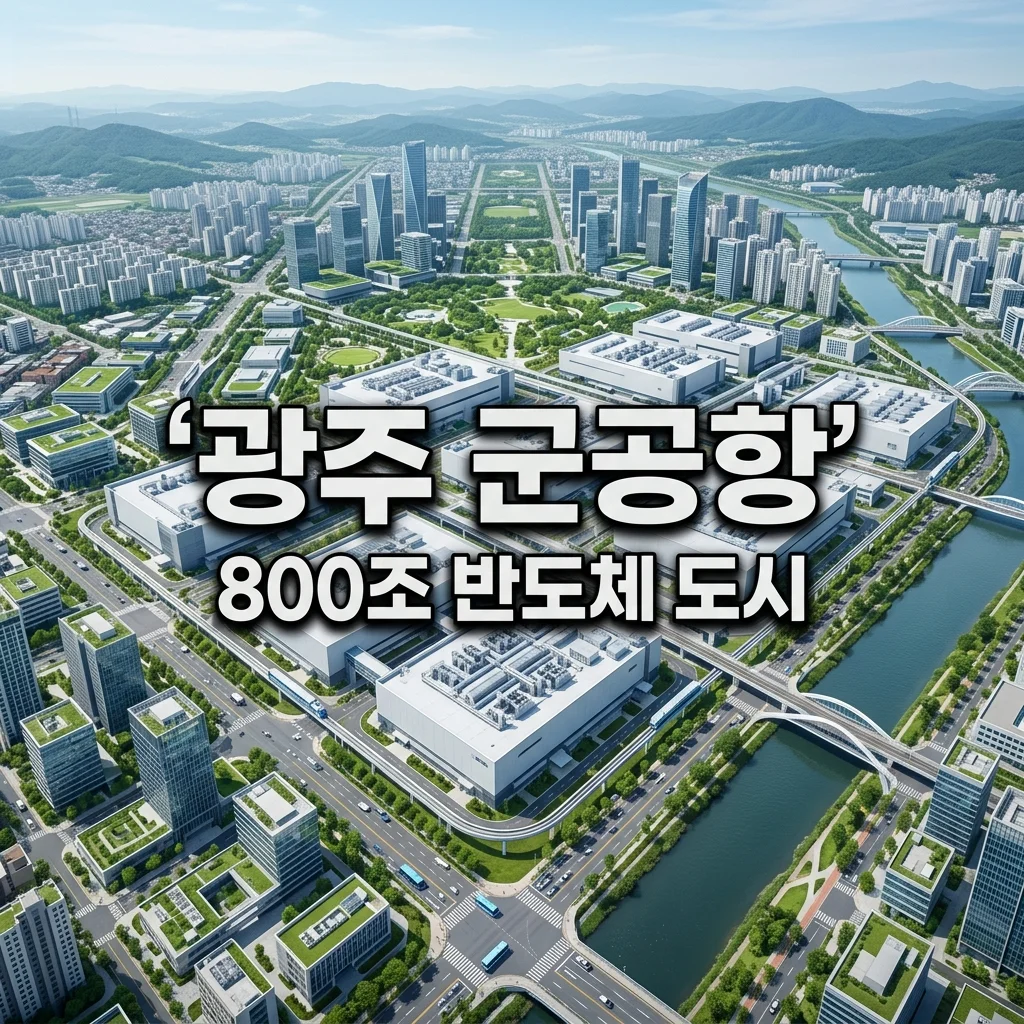 광주 군공항 위치 어디? 800조 반도체 클러스터 확정 및 부동산 전망