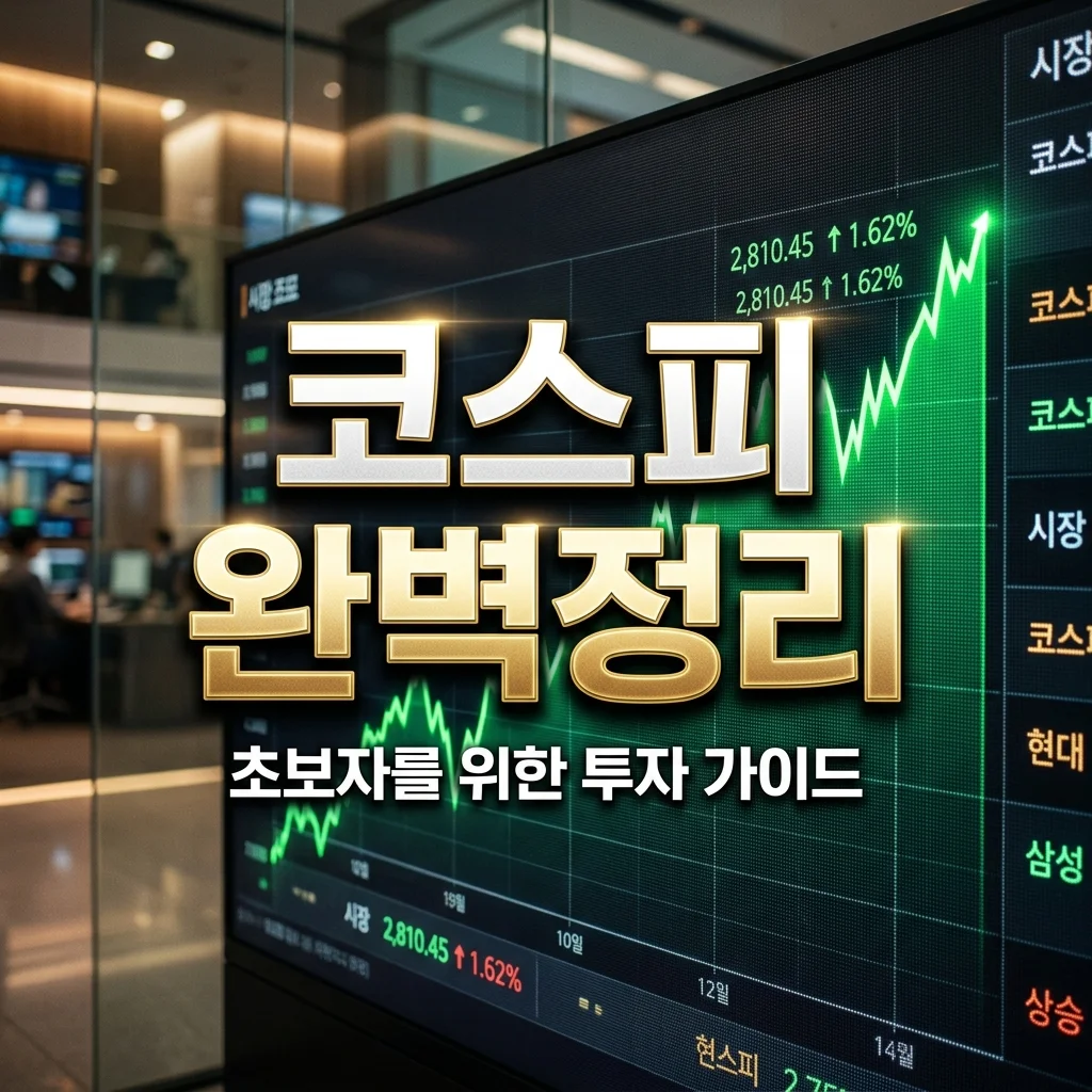 코스피 뜻과 코스닥 차이 완벽 정리! 주린이를 위한 투자 가이드