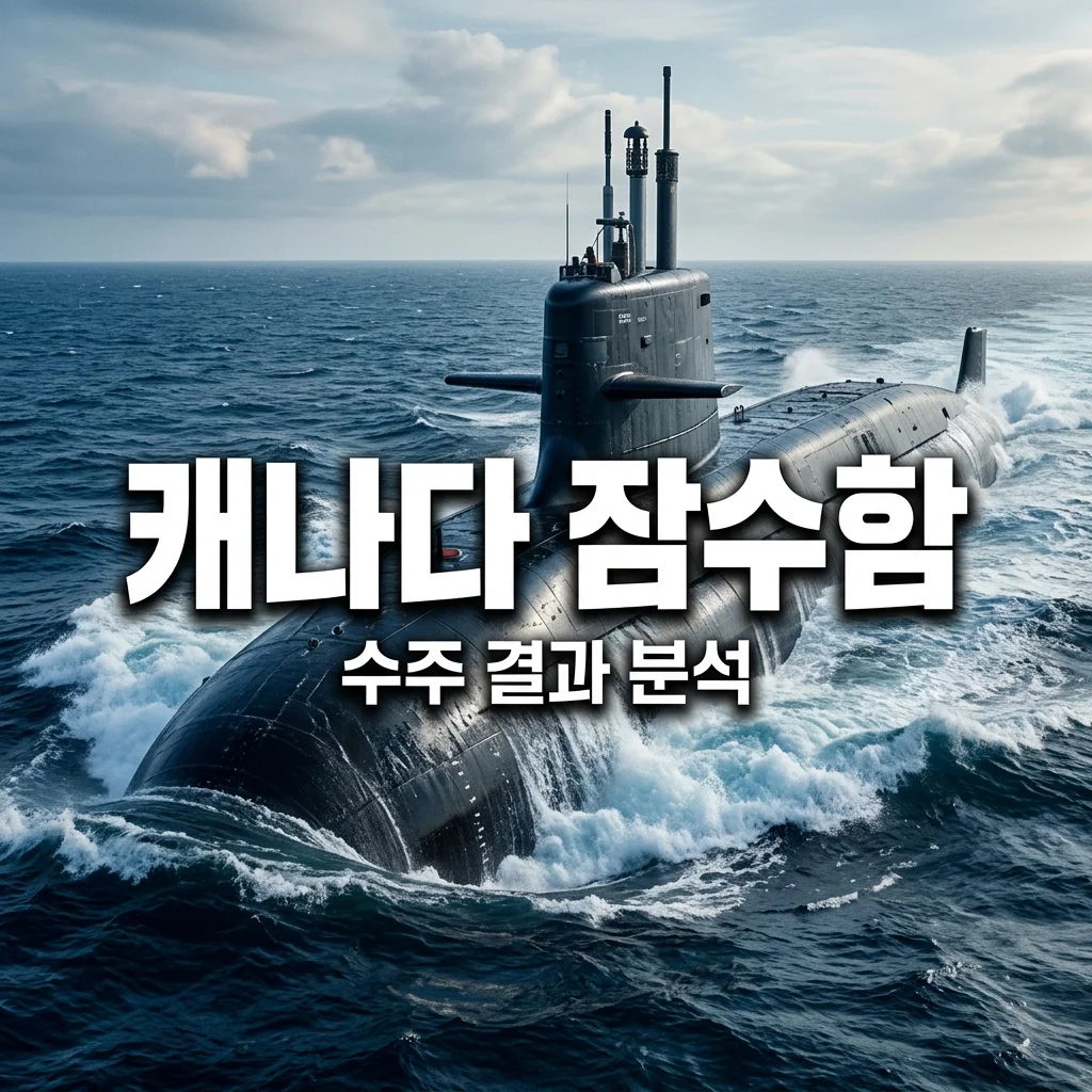 캐나다 잠수함 수주 결과 발표! 한화오션 주가 폭락 이유와 향후 전망 분석
