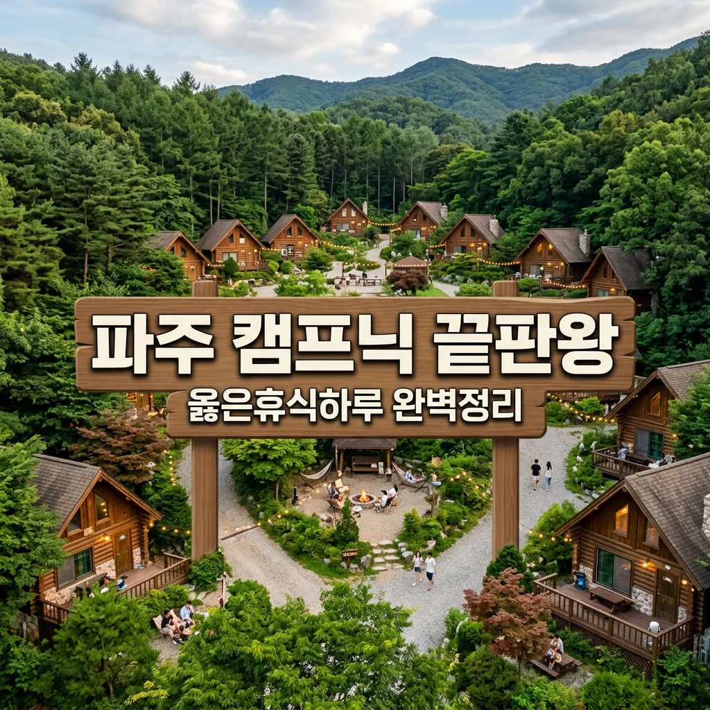 파주 옳은휴식하루 예약 팁 및 가격 총정리: 당일치기 캠프닉 완벽 가이드