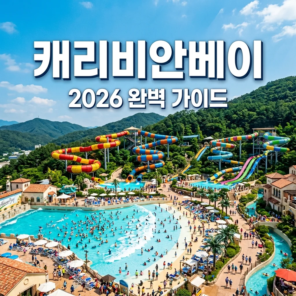 캐리비안베이 준비물 및 티켓 할인 꿀팁 총정리 (2026 최신판)