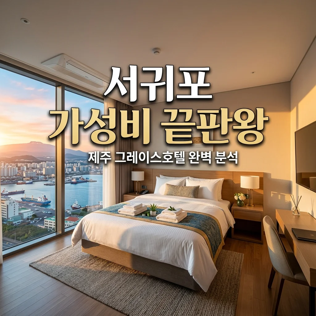 제주 그레이스호텔 서귀포 가성비 숙소 끝판왕! 가격 시설 솔직 후기