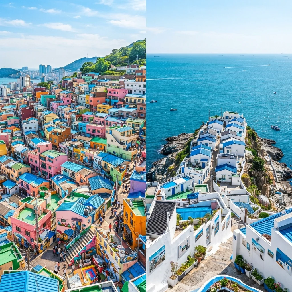 감성 충전! 감천문화마을 vs 흰여울문화마을