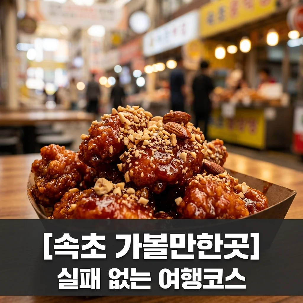 속초 가볼만한곳 BEST 10: 설악산부터 중앙시장까지 완벽 코스 정리