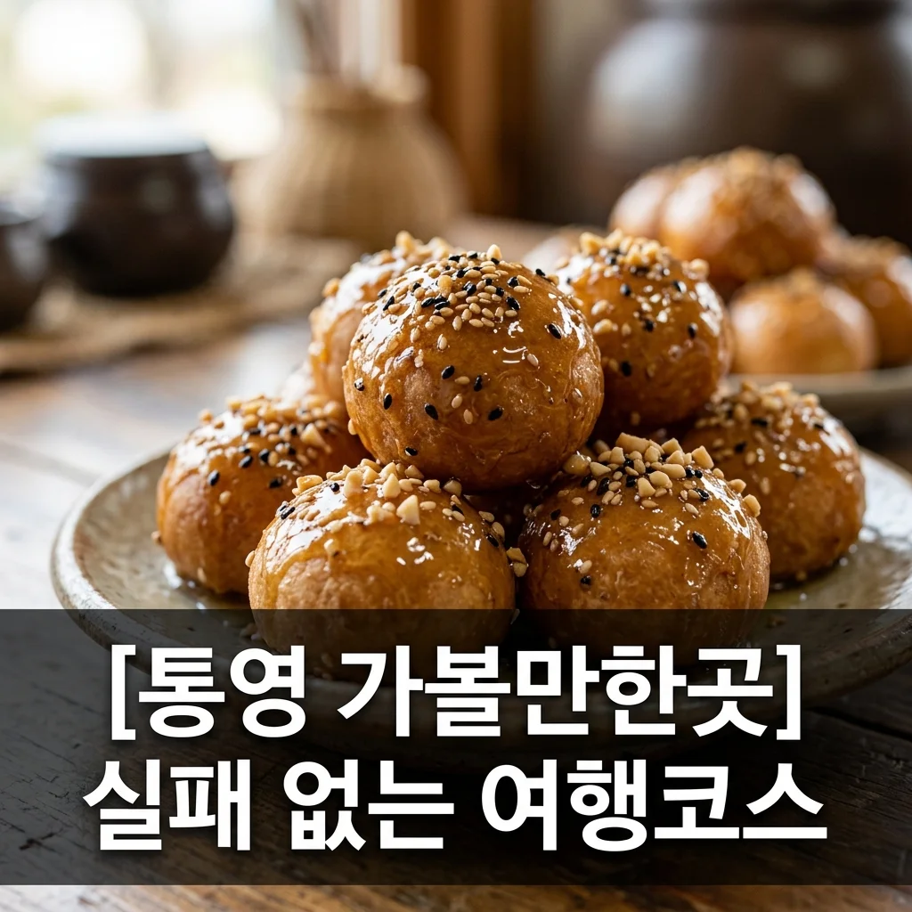 통영 가볼만한곳 BEST 7: 1박 2일 추천 코스와 필수 먹거리 총정리