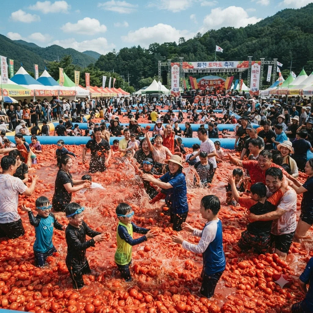 여름휴가 고민 끝! 화천 토마토축제에서 시원하게 즐기세요