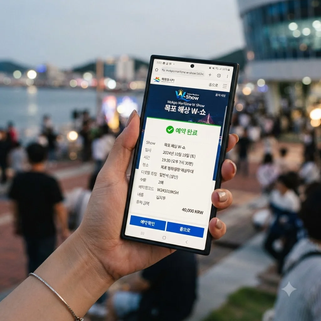 치열한 티켓팅! 해상데크 관람석 예약 방법