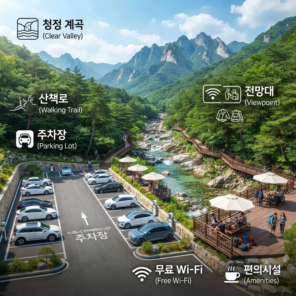 방문 전 필수 확인! 백운계곡 이용 정보 요약