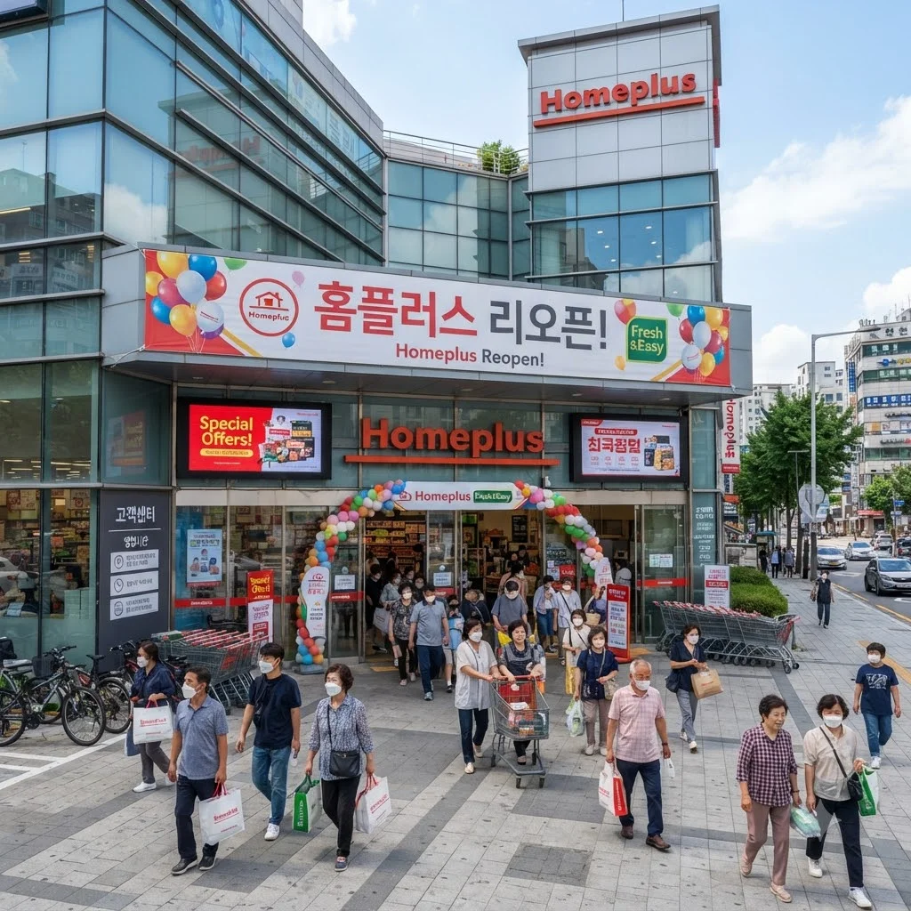 갑자기 문 닫았던 홈플러스, 다시 열었을까요?