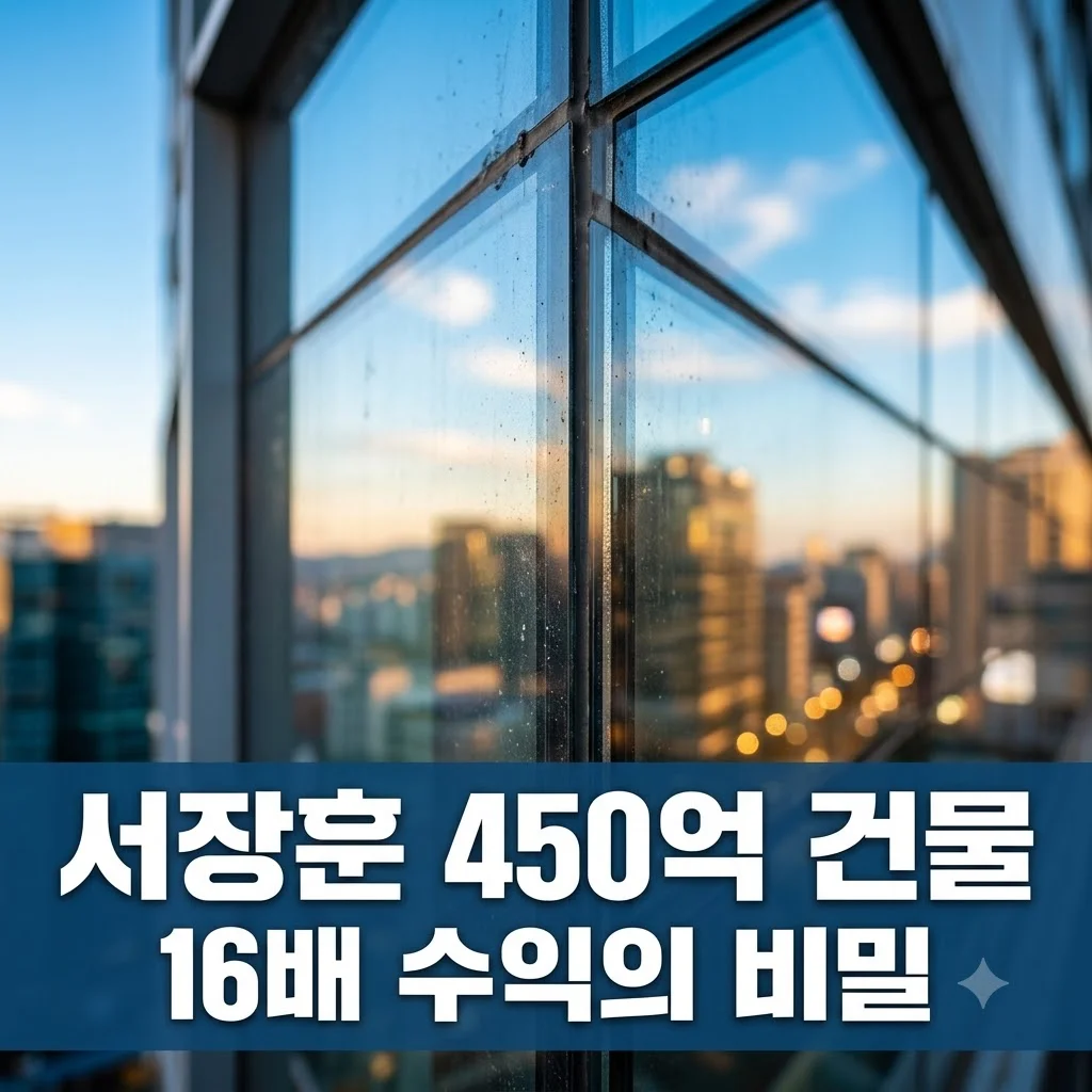 서장훈 서초 건물 450억 매물, 28억에 사서 16배 대박 난 투자 비결 분석