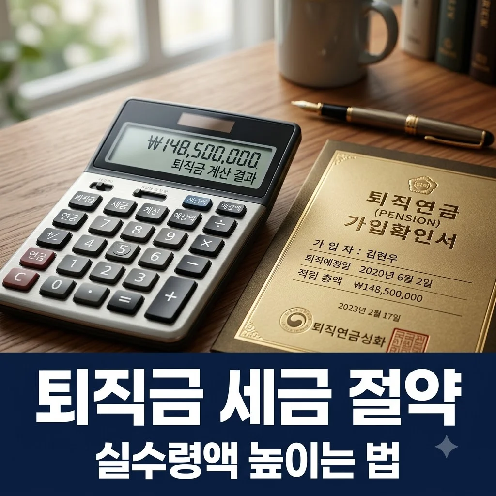 퇴직금 세금 폭탄 주의 사례! 실수령액 높이는 IRP 절세 비법 3가지