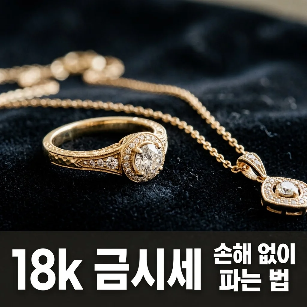 18k 금시세 오늘 한 돈 가격과 팔 때 손해 안 보는 계산법