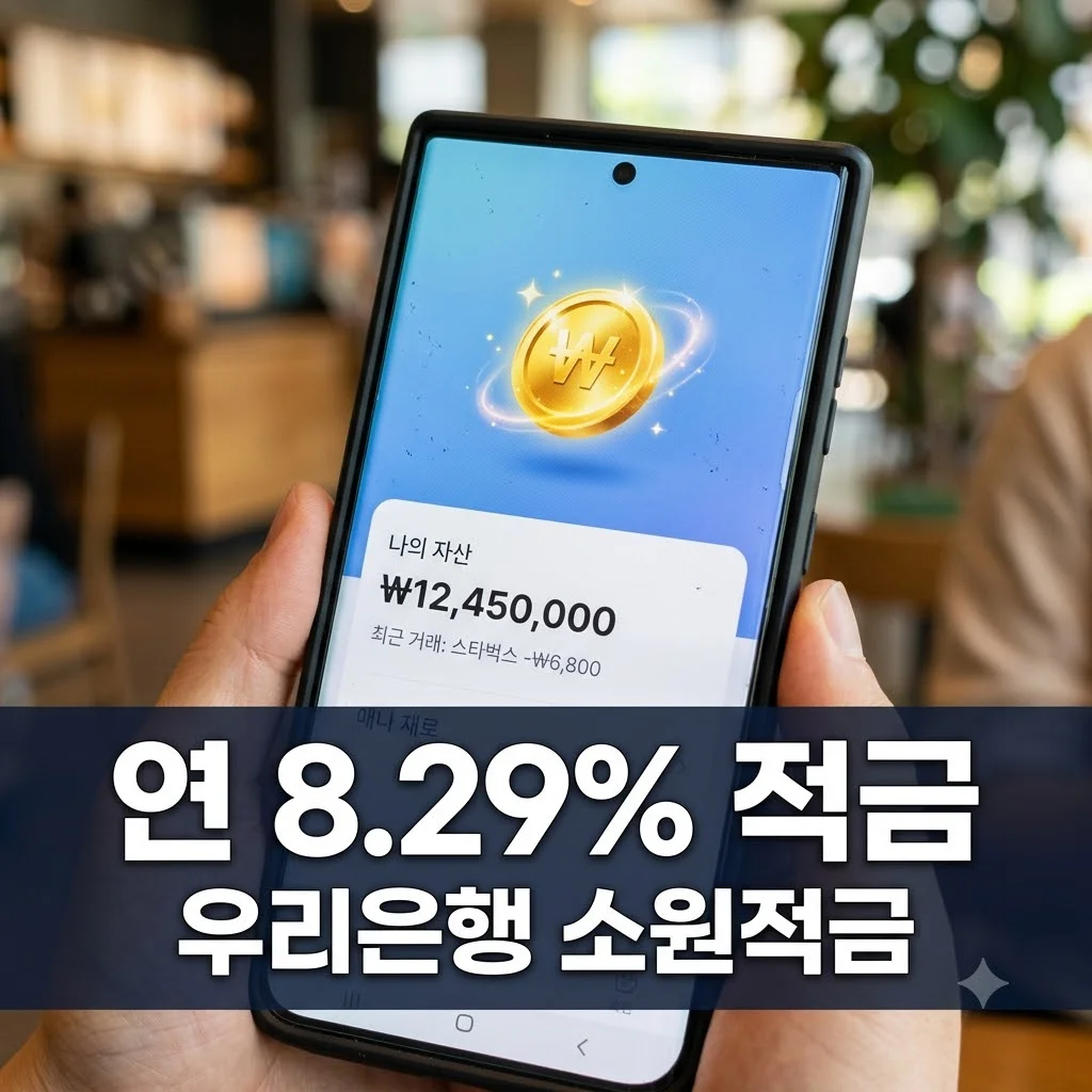 우리은행 우리의 소원적금 연 8.29% 조건 및 실제 이자 계산 (6개월 vs 12개월 비교)