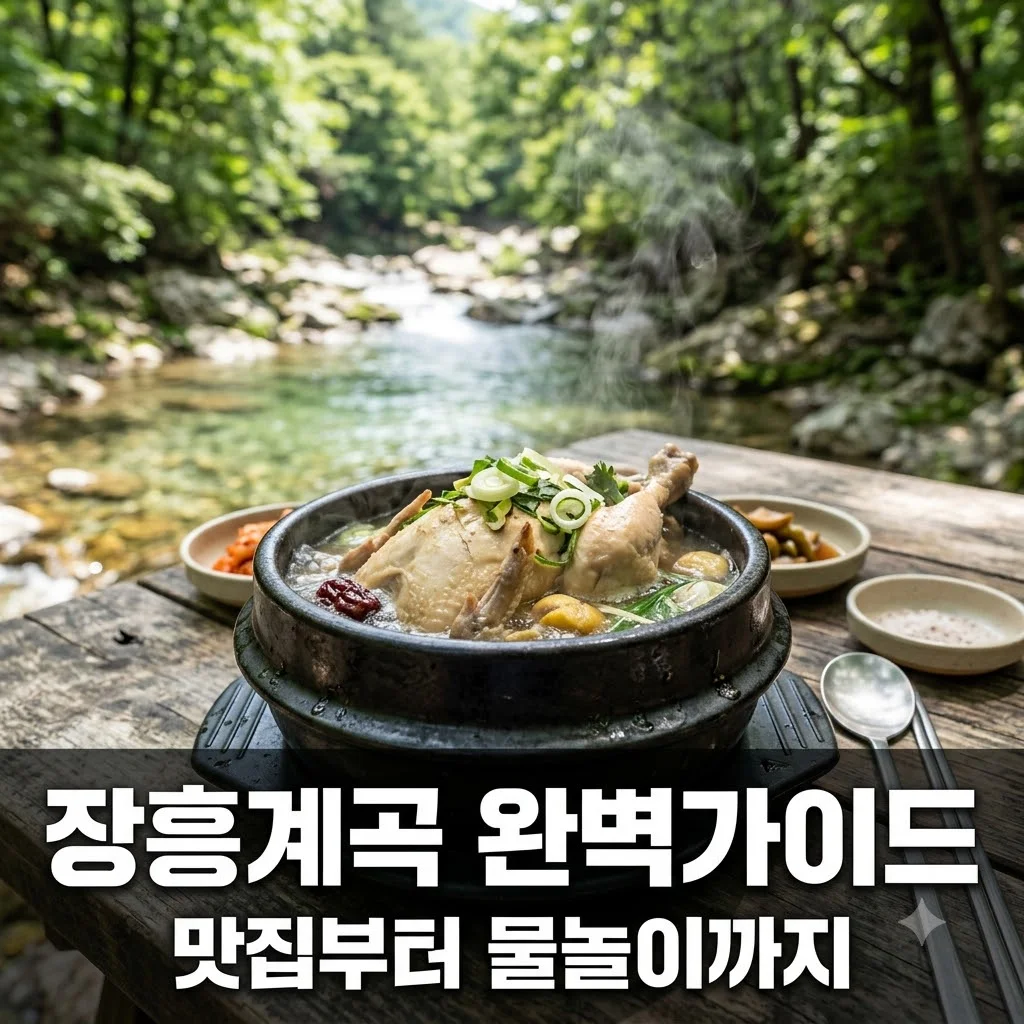 장흥계곡 맛집 추천 및 물놀이 꿀팁: 아이와 가기 좋은 베스트 스팟 총정리